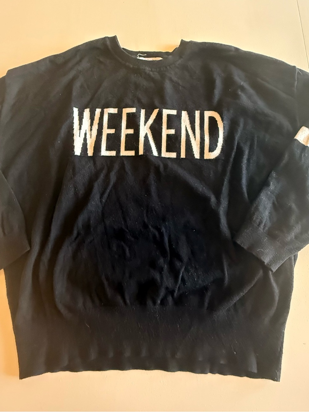 Weekend Crewneck Sweater - Black